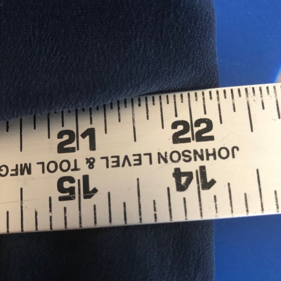 Cynthia Howie Womens Silk Dress Navy‎ Minimalist Party Office Church 18W 2X - Picture 6 of 7